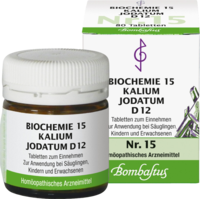 BIOCHEMIE 15 Kalium jodatum D 12 Tabletten