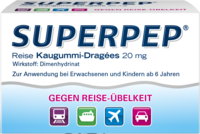 SUPERPEP Reise Kaugummi Dragees 20 mg