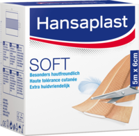 HANSAPLAST Soft Pflaster 6 cmx5 m Rolle