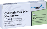 CETIRIZIN Fair-Med Healthcare 10 mg Filmtabletten