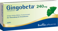 GINGOBETA 240 mg Filmtabletten